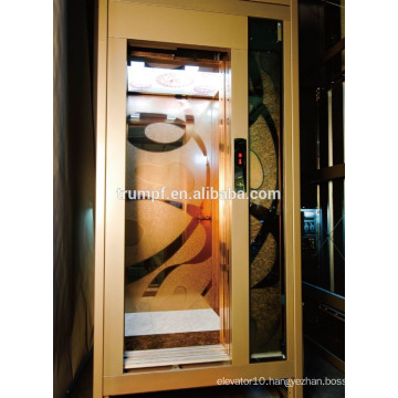 stainless steel mirror etching home lift